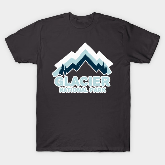 Glacier National Park T-Shirt by roamfree